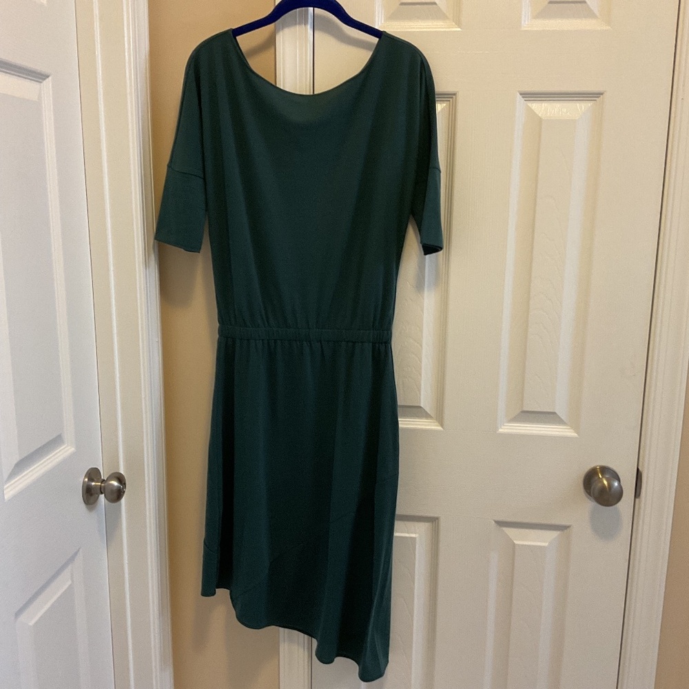 Joyfolie Asymmetrical Dress, Small, Green